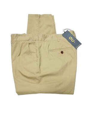 GC GOOD COUNSEL Men's Khaki Cotton-Blend Chino Pants Size 42